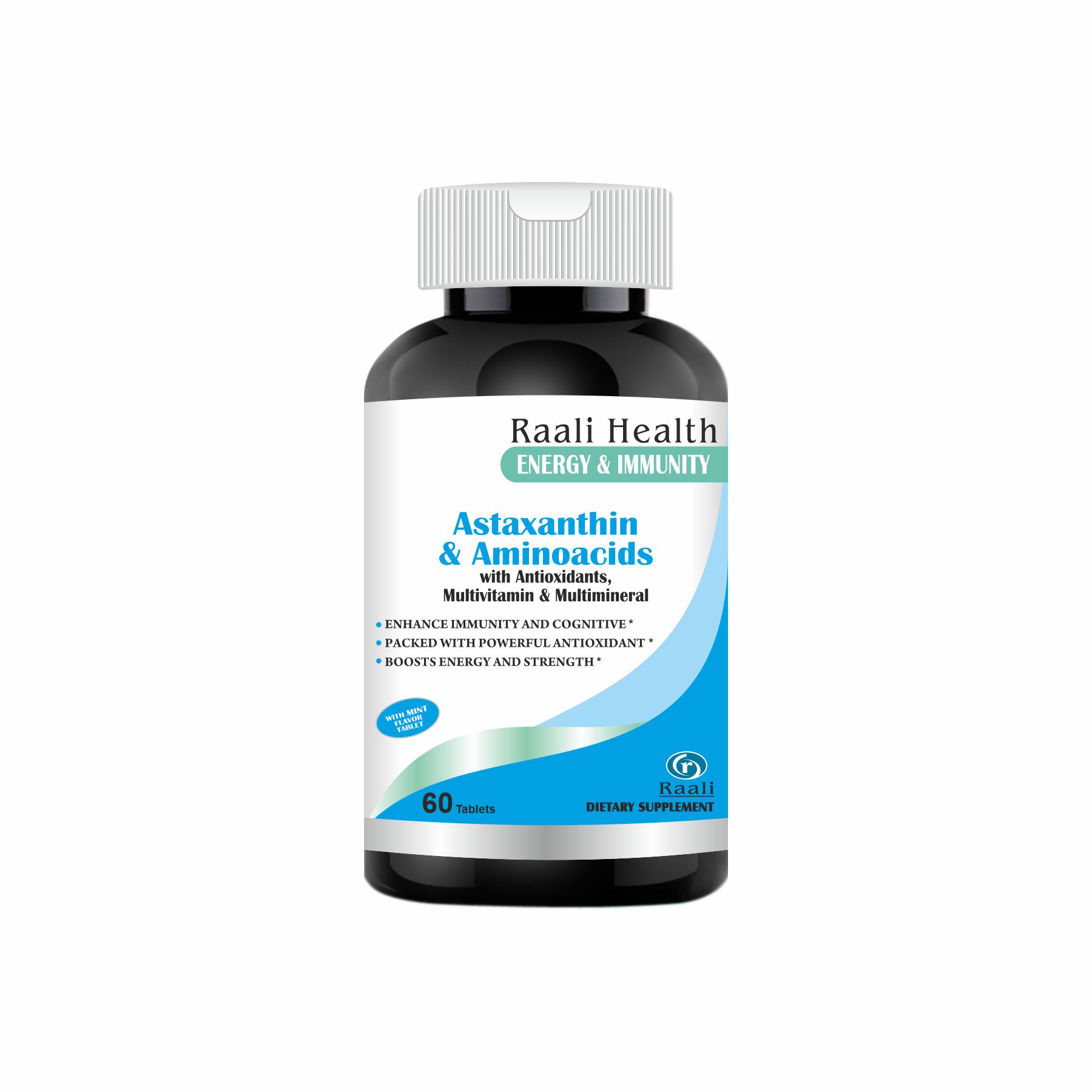 Astaxanthin & Aminoacids with powerful antioxidant, multivitamin, multiminerals, immune support, boost energy, strength